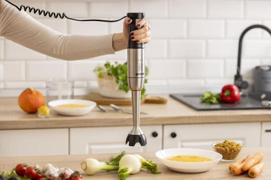 Gorenje Blender de Mână cu Tijă din Plastic 1500W Negru