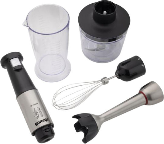 Gorenje Blender de Mână cu Tijă din Plastic 1500W Negru