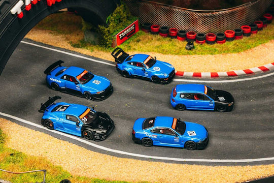 Set 5 Modele Mașini Porsche Nissan Honda Audi 10 Ani Ediție Scară 1:64 Tarmac Works