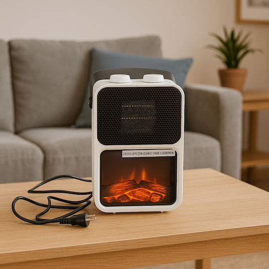 Ventilatorenheizung für Allgemeine Verwendung Stehende Heizung Weiß 600W