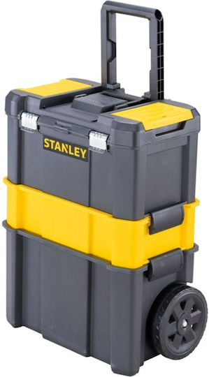 Stanley Essential Stst1-81320 Caz De Unelte Cu Roți Set 2 Bucăți 10 Compartimente