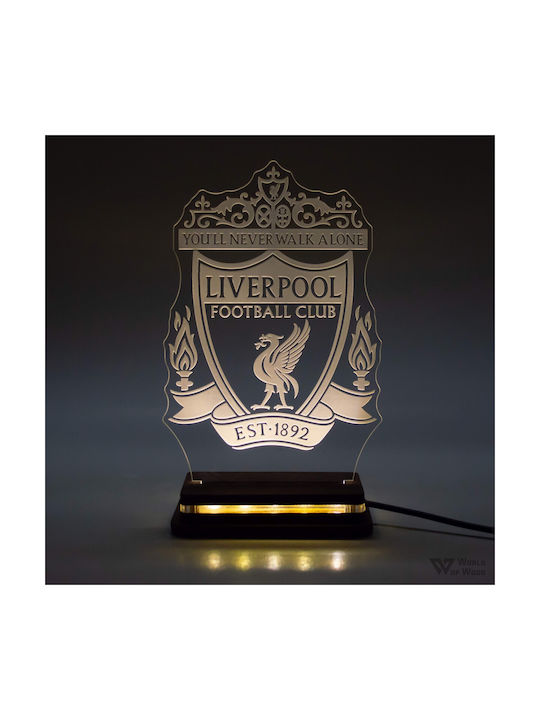 World of Wood Decorative Table Lamp Liverpool LED 19x13cm