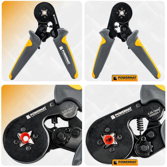 Powermat Cleste Sertizat Interval De Secțiune 0.25 - 10mm² Cu Mecanism Cu Clichet Lungime 175mm