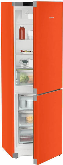 Liebherr Хладилник с фризер 330л NoFrost В185.5xШ59.7xД67.5см Оранжев Pure