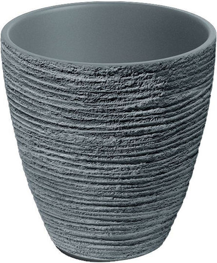 Defora Concrete Gray Πλαστικο Κασπω 47χ47χ48εκ Defora Concrete Gray Πλαστικο Κασπω 47χ47χ48εκ