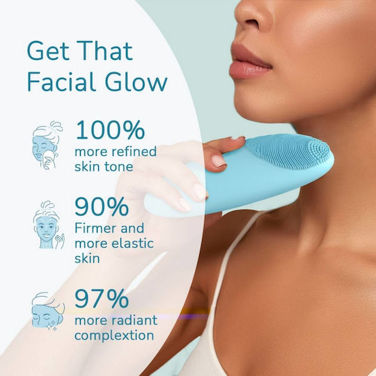 Uncle George Face Cleansing Brush 15.02.04-0002-LBLUE