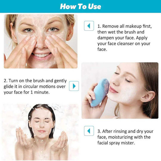 Uncle George Face Cleansing Brush 15.02.04-0002-LBLUE