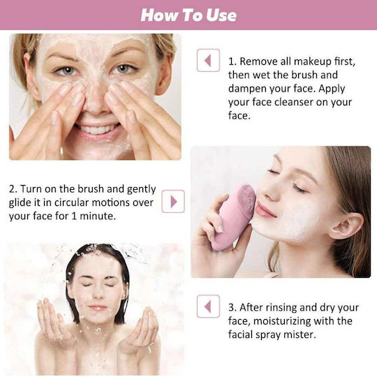 Uncle George Face Cleansing Brush 15.02.04-0002-PINK