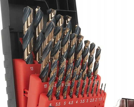 Tvardy Set 25 Burghie HSS Pentru Metal
