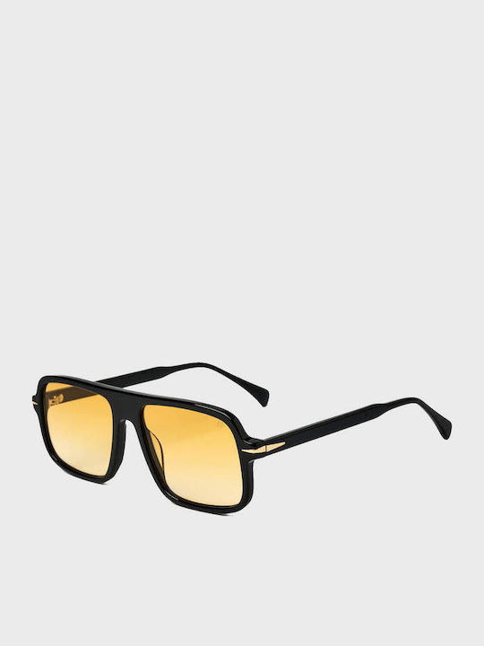 AV Sunglasses Γυαλιά Ηλίου Πορτοκαλί με Κοκκάλινο Σκελετό