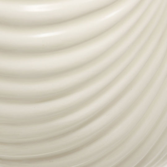 Decorative Ceramic Vase Oceania White 18.5x14xH22cm