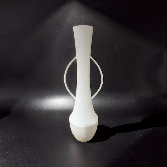Decorative Vase Porcelain White Diameter 21xHeight 60cm