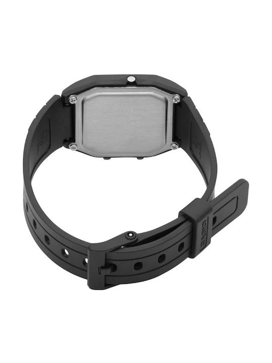 Casio Мъжки Часовник 34mm На Батерия със Сива Каучукова Каишка