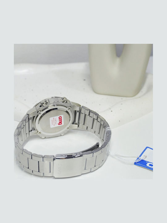 Casio Collection Men's Watch 44mm Battery with Green Metal Bracelet