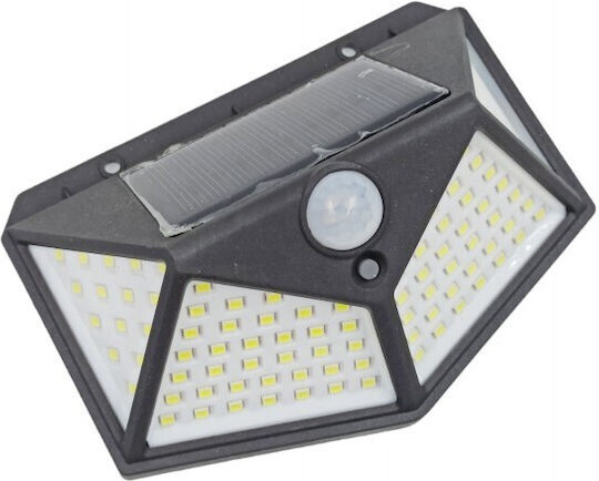 Jortan Jortan Wall Mounted Solar Light Cold White 6500K with Motion Sensor IP66 14cmx5cmx10cmcm