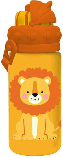 Must Team Plastic Kids Water Bottle Thermos with Straw 430ml