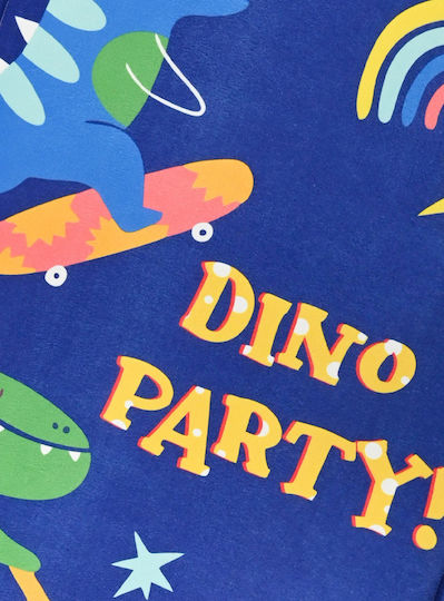 Kids' Beach Towel Dino Party Boy Multicolour