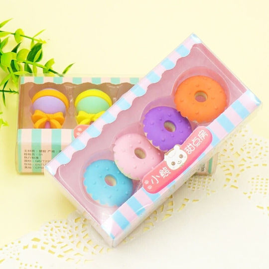 Qihao Σετ Γόμες Μολύβια Desserts Qh-8410