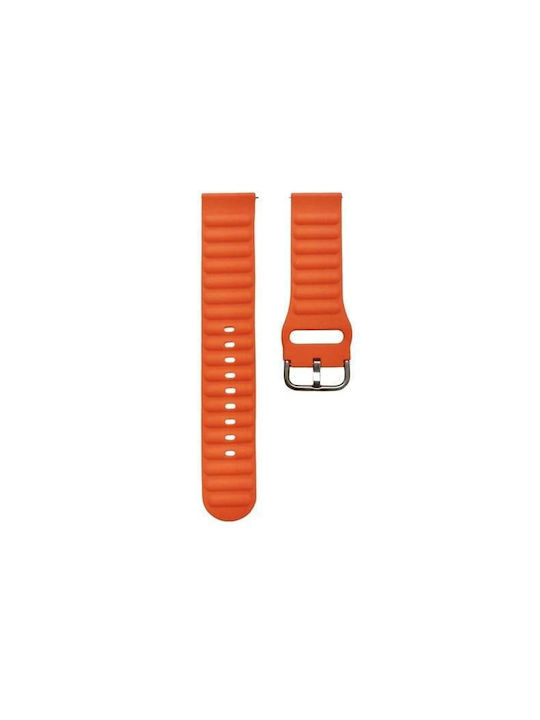 Λουράκι Πορτοκαλί (Universal Silicone Strap For Watch)