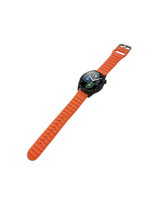 eR D L Tragbare Bänder Silikon Orange