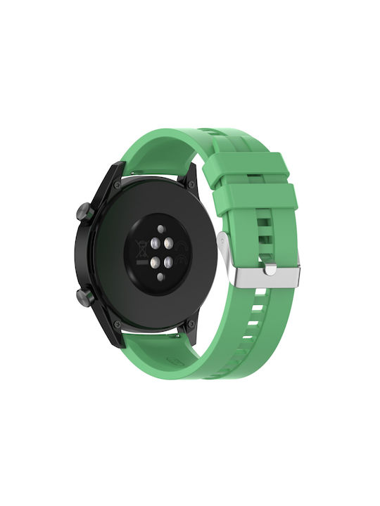 Curea din Silicon Verde (Huawei Watch GT/GT Pro 2/3/4/5 / Ultimate 46mm Honor GS Pro)