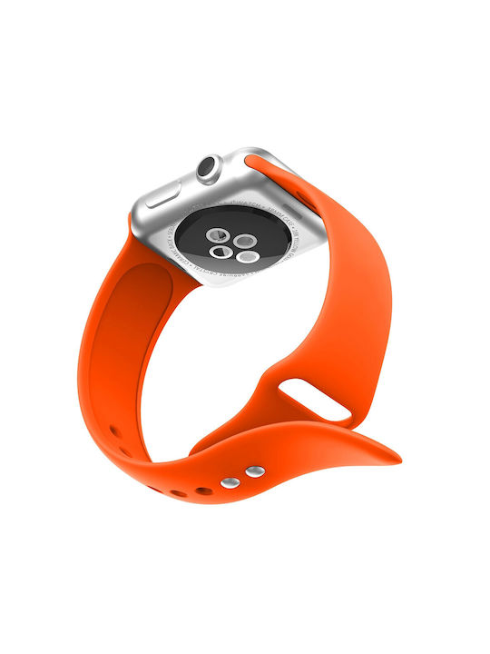 Λουράκι Σιλικόνης Πορτοκαλί (Apple Watch 38/40/41/42mm)