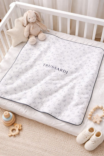 Trussardi Κουβέρτα Αγκαλιάς & Λίκνου 80x80εκ. Trussardi Κουβέρτα Αγκαλιάς & Λίκνου 80x80εκ.