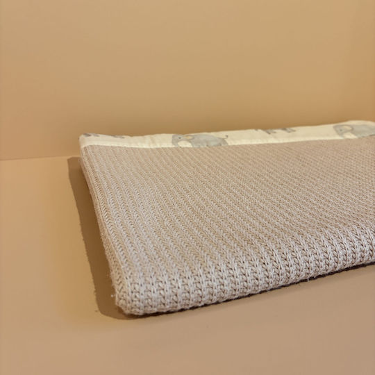 Grandes Suenos Nursery Swaddling Cotton Pink Blanket 75x100cm