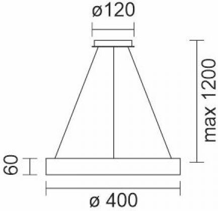 Spot Light Κρεμαστό Φωτιστικό LED με Ρυθμιζόμενο Λευκό Φως