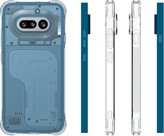 Wanlonfeng Silicone Transparent Back Cover (Nothing Phone (4a))