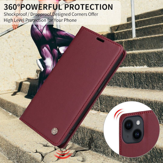 Yikatu Book Burgundy (Poco X8 Pro)