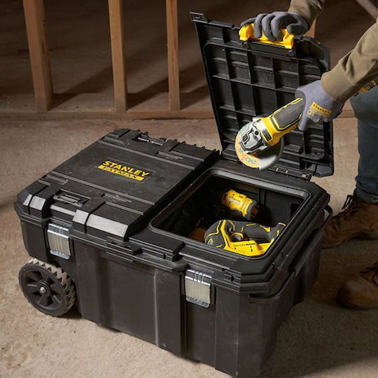 Stanley Fatmax Tool Storage Plastic Wheeled Box W66.6xD45.8xH34cm FMST17870-1