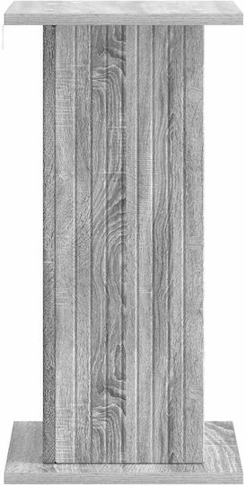 vidaXL Pflanzenständer Holz Grau 30,5x30x60,5cm