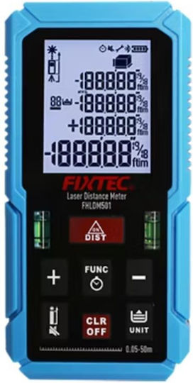 FixTec Laser Meter FHLDM501 with Measuring Range 0.05m-50m