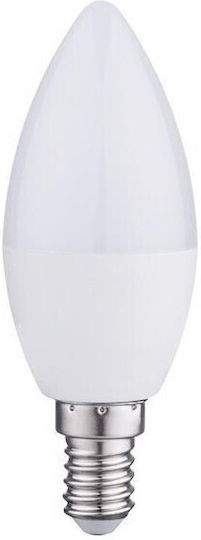 Eurolamp LED Bulb 5W 100mm for E14 Socket and C37 Shape Natural White 806lm