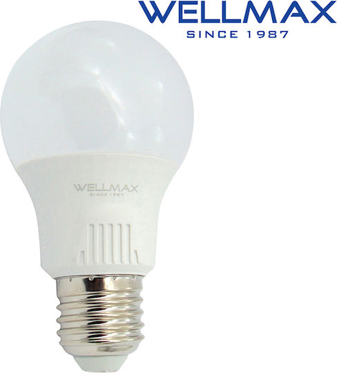 Wellmax LED Bulbs 8.8W for Socket E27 and Shape A60 Natural White 806lm 10pcs
