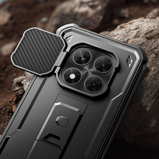 Tech-Protect Cam+ Заден Калъф Арамидни Влакна Черен Redmi Note 15 Pro 5G