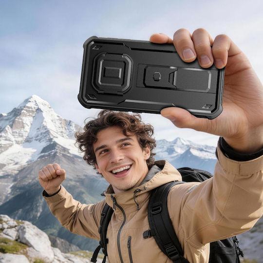 Tech-Protect Cam+ Заден Калъф Арамидни Влакна Черен Redmi Note 15 Pro 5G