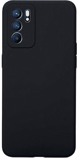 Back Cover Σιλικόνης Μαύρο (Oppo Reno6)