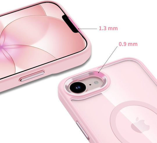 Tech-Protect Magmat Rückseitenhülle aus Silikon Rosa (iPhone 17e / 16e)