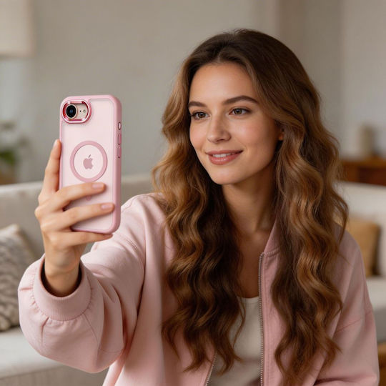 Tech-Protect Magmat Rückseitenhülle aus Silikon Rosa (iPhone 17e / 16e)
