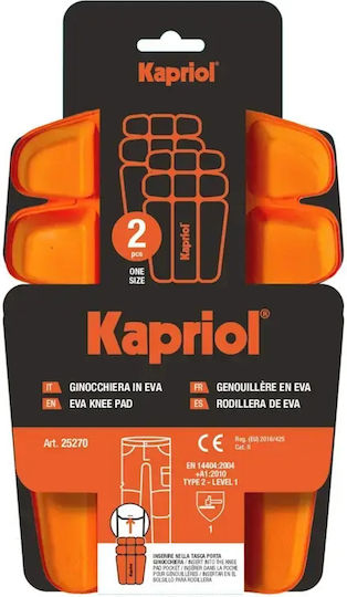 Kneepads Pair Orange Eva Material Placement Special Pockets Work Trousers 25270