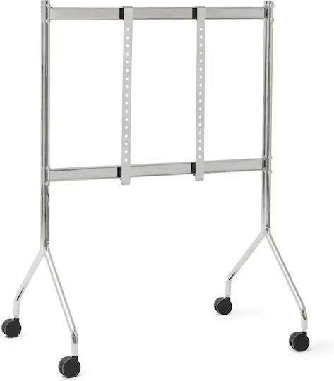 Tv Stand Wheels Pedestal Moon Rollin' Regular Chrome
