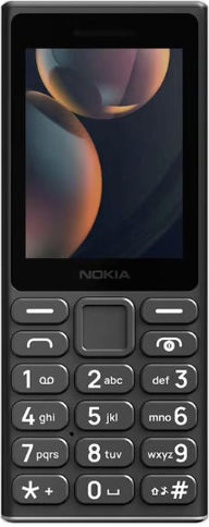 Nokia 105 (2024) Dual SIM Mobile with Buttons (Greek Menu) Black