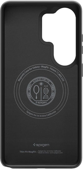 Spigen Dünn Passform MagSafe Umschlag Rückseite Silikon Kunststoff 1mm Schwarze (Galaxy S26 Ultra)