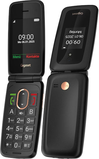Gigaset GL795 Dual SIM Mobile Phone with Large Buttons Gray