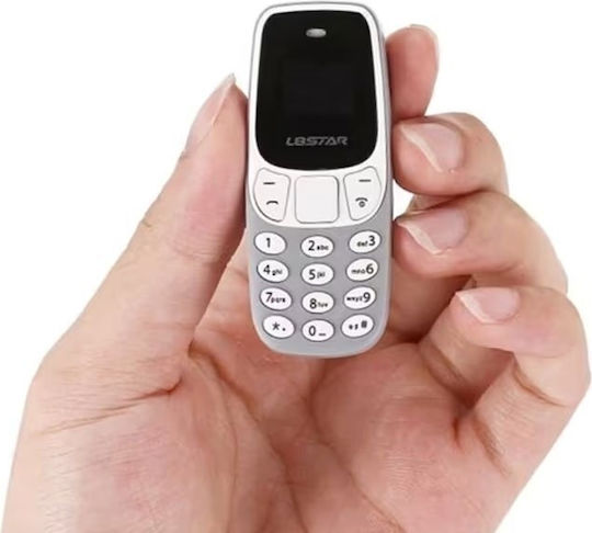 L8STAR BM10 Mini Dual SIM Telefon Mobil cu Butoane Gri