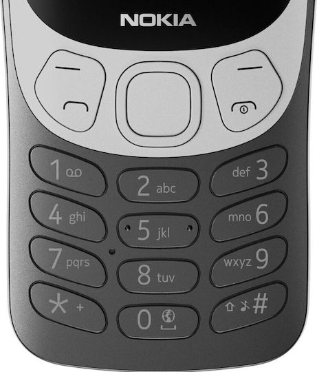 Nokia 3210 Dual SIM Κινητό με Κουμπιά (Αγγλικό Μενού) Grunge Black