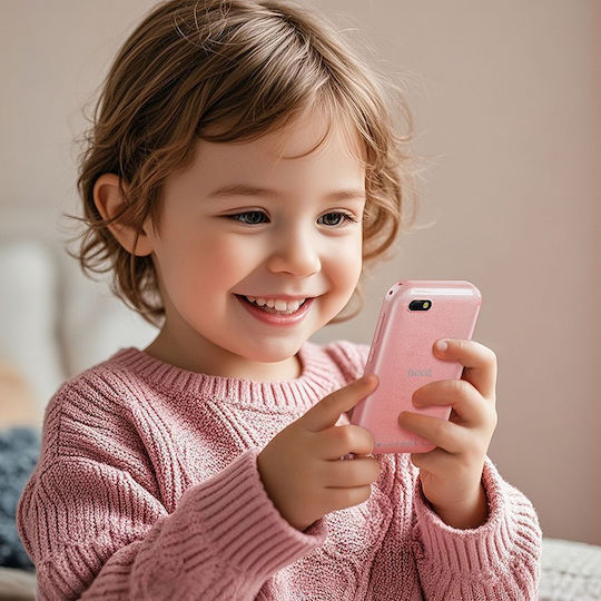 Hoco Y102 Children Phone Single SIM (4GB) Κινητό Ροζ
