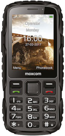 MaxCom Strong MM920L Single SIM Telefon robust cu butoane Negru
